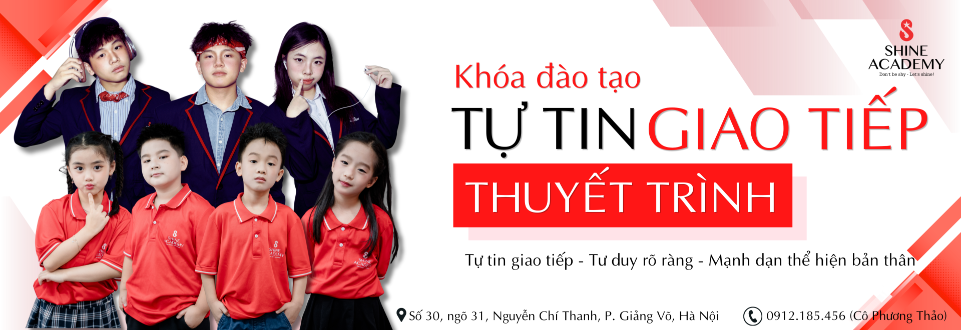Khoá đào tạo Tự tin Giao tiếp - Thuyết trình